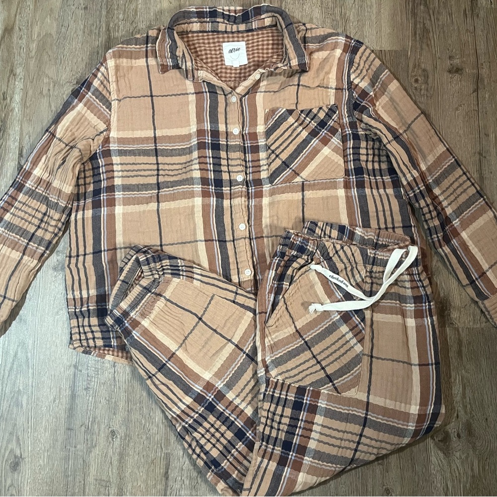 Aerie soft gauze lounge set XL